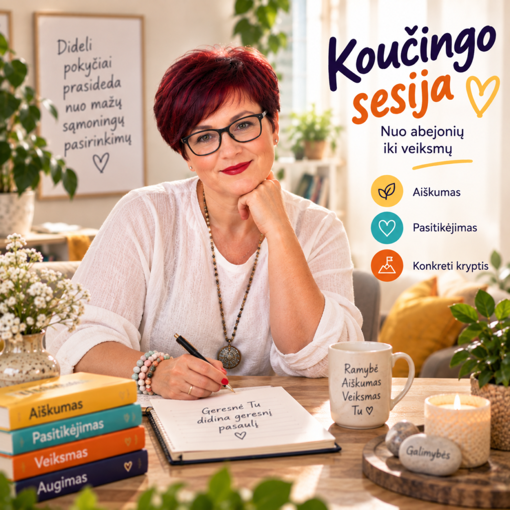 Koučingo sesija "Nuo abejonių iki veiksmo"