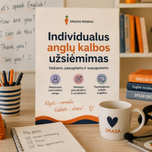 Individualus anglų kalbos užsiėmimas