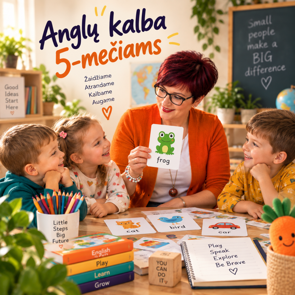 Anglų kalba 5-mečiams